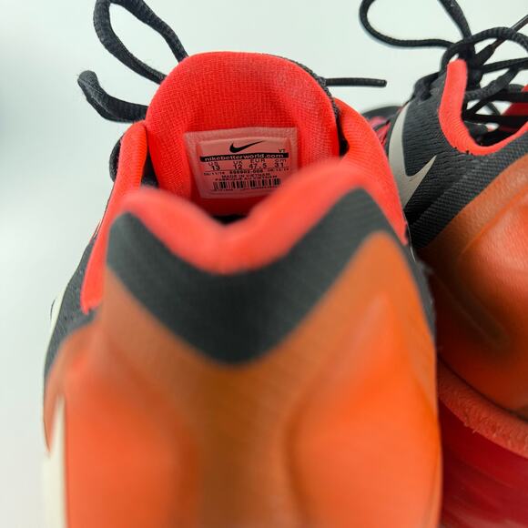 Nike Air Max 2015 Running Shoes 698902-006 Men's Size 13 Black Bright Crimson - Picture 9 of 11